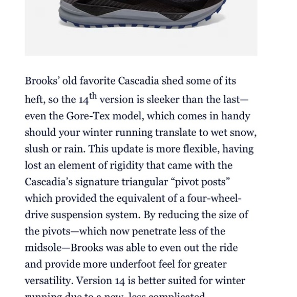 Men’s Brooks Cascadia 14 GTX- Size 11 - Picture 5 of 5
